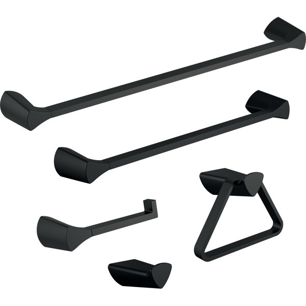 77480SS,PN Delta Zura Wall Mounted Towel Rack & Reviews Wayfair